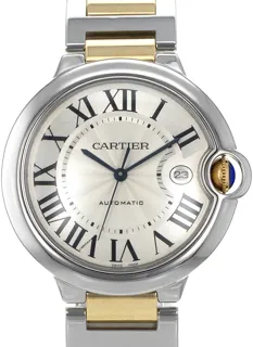 Cartier Ballon Bleu W69009Z3/3001 Yellow gold and Stainless steel Silver