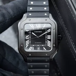 Cartier Santos 40mm ADLC Black