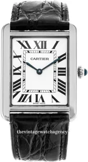 Cartier Tank Solo W1018355 35mm Stainless steel Silver