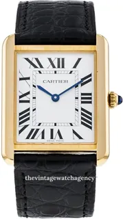 Cartier Tank Solo W5200004 35mm steel$18 carat yellow gold Silver