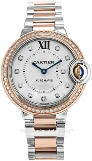 Cartier Ballon Blue WE902077 Stainless steel Silver