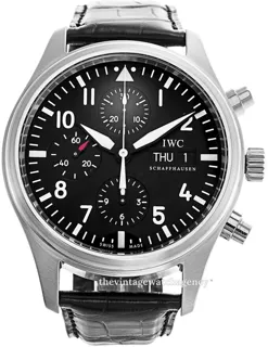 IWC Pilot IW371701 Stainless steel Black