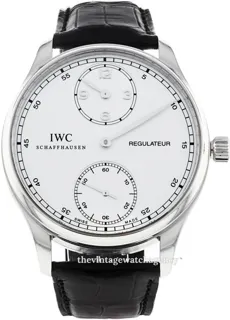 IWC Portuguese Hand-Wound IW544403 Platinum Silver