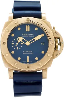 Panerai Submersible PAM01074 42mm Bronze Blue