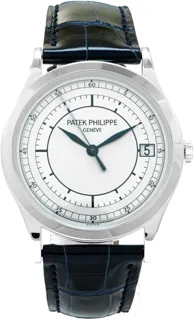 Patek Philippe Calatrava 5296G-001 38mm White gold Silver