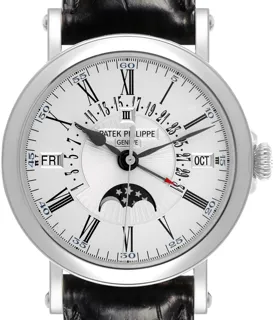 Patek Philippe Perpetual Calendar 5159G-001 White gold Silver