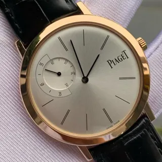 Piaget Altiplano g0a34113 40mm Rose gold Silver