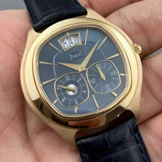 Piaget Emperador G0A33015 42mm Rose gold Blue