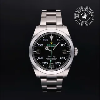 Rolex Air King 116900 40mm Stainless steel Black