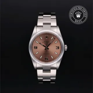 Rolex Air King 14000M Stainless steel Pink