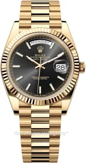 Rolex Day-Date 228238-0067 40mm Yellow gold Black