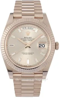 Rolex Day-Date 40 228235-2 40mm Rose gold Pink