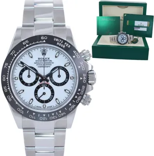 Rolex Daytona 116500LN 40mm Stainless steel White