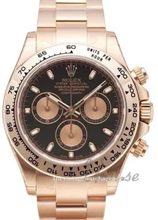 Rolex Daytona 116505-0002 40mm Rose gold Black