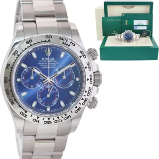 Rolex Daytona 116509 40mm White gold Blue