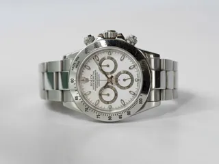 Rolex Daytona 116520 40mm Stainless steel White