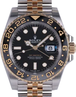 Rolex GMT-Master II 126713GRNR 40mm Yellow gold and Stainless steel Black