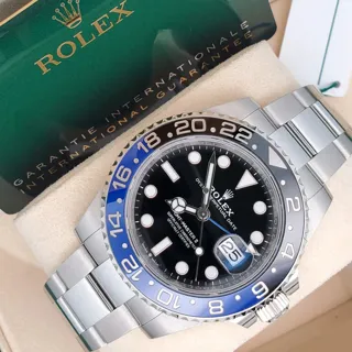 Rolex GMT-Master II "Batman" 40mm Stainless steel Black