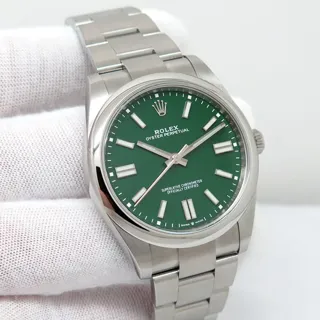 Rolex Oyster Perpetual 124300-0005 41mm Stainless steel Green