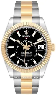 Rolex Sky-Dweller 326933-0002 Stainless steel Black