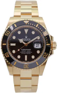 Rolex Submariner 126618LN Yellow gold Black