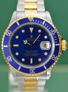 Rolex Submariner 16613 40mm Yellow gold and Stainless steel Blue