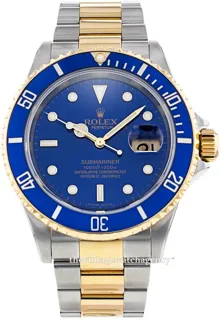 Rolex Submariner 16613 BL 40mm Stainless steel Blue