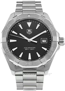 TAG Heuer Aquaracer WAY1110.BA0910 Stainless steel Black