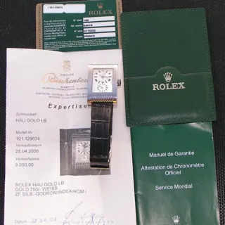 Rolex Cellini Prince 5441/9 27mm White gold Golden