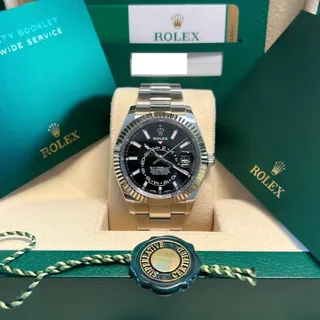 Rolex Sky-Dweller 326934 42mm Stainless steel Black