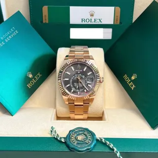 Rolex Sky-Dweller 326935 42mm Rose gold Pink