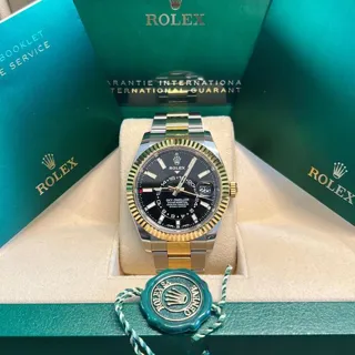 Rolex Sky-Dweller 326933 (TWO-TONE) 42mm Stainless steel Black