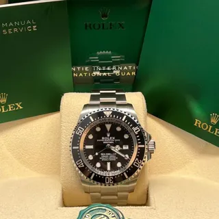 Rolex Sea-Dweller Deepsea 126660 44mm Stainless steel Black