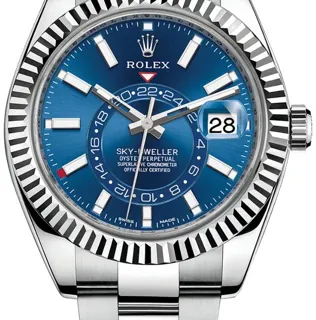 Rolex Sky-Dweller 326934 42mm Stainless steel Blue