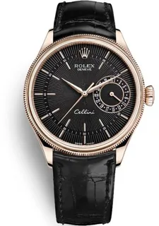 Rolex Cellini 50515 39mm Rose gold Black