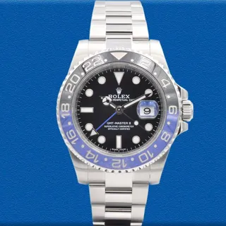 Rolex GMT-Master II 116710BLNR 40mm Stainless steel Black