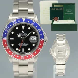 Rolex GMT-Master II 16710 40mm Stainless steel Black