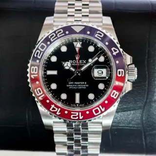 Rolex GMT-Master II 126710BLRO 40mm Stainless steel Black