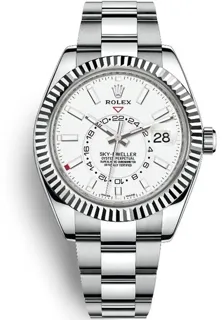 Rolex Sky-Dweller 326934 (TWO-TONE) 42mm Yellow gold and Stainless steel White