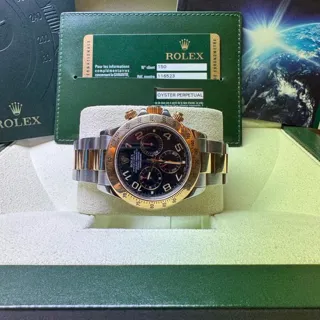 Rolex Daytona 116523 40mm Yellow gold and Stainless steel Blue