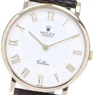 Rolex Cellini 5112 32mm Yellow gold White