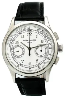 Patek Philippe Chronograph 5170G-001 39mm White gold Silver