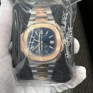 Patek Philippe Nautilus 5980/1AR 40mm Rose gold Blue