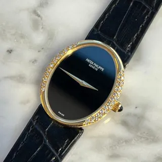 Patek Philippe Golden Ellipse 4310 Yellow gold Black