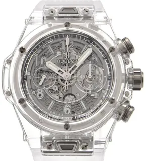 Hublot Big Bang 411.JX.4802.RT 45mm Titanium and Sapphire and Resin Skeletonized