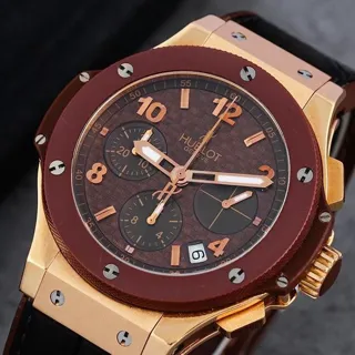 Hublot Big Bang 44 mm 301.PC.3380.RC 44mm Rose gold Brown