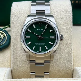 Rolex Oyster Perpetual 277200-0006 31mm Stainless steel Green