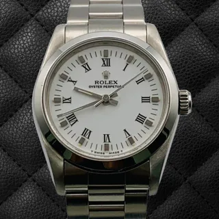 Rolex Oyster Perpetual 31 67480 31mm Stainless steel White