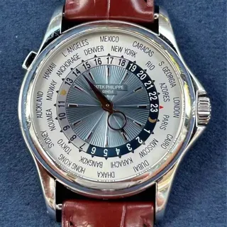 Patek Philippe World Time 5130P-020 Platinum Blue