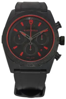 Tudor Fastrider Black Shield 42000C 43mm Ceramic Black